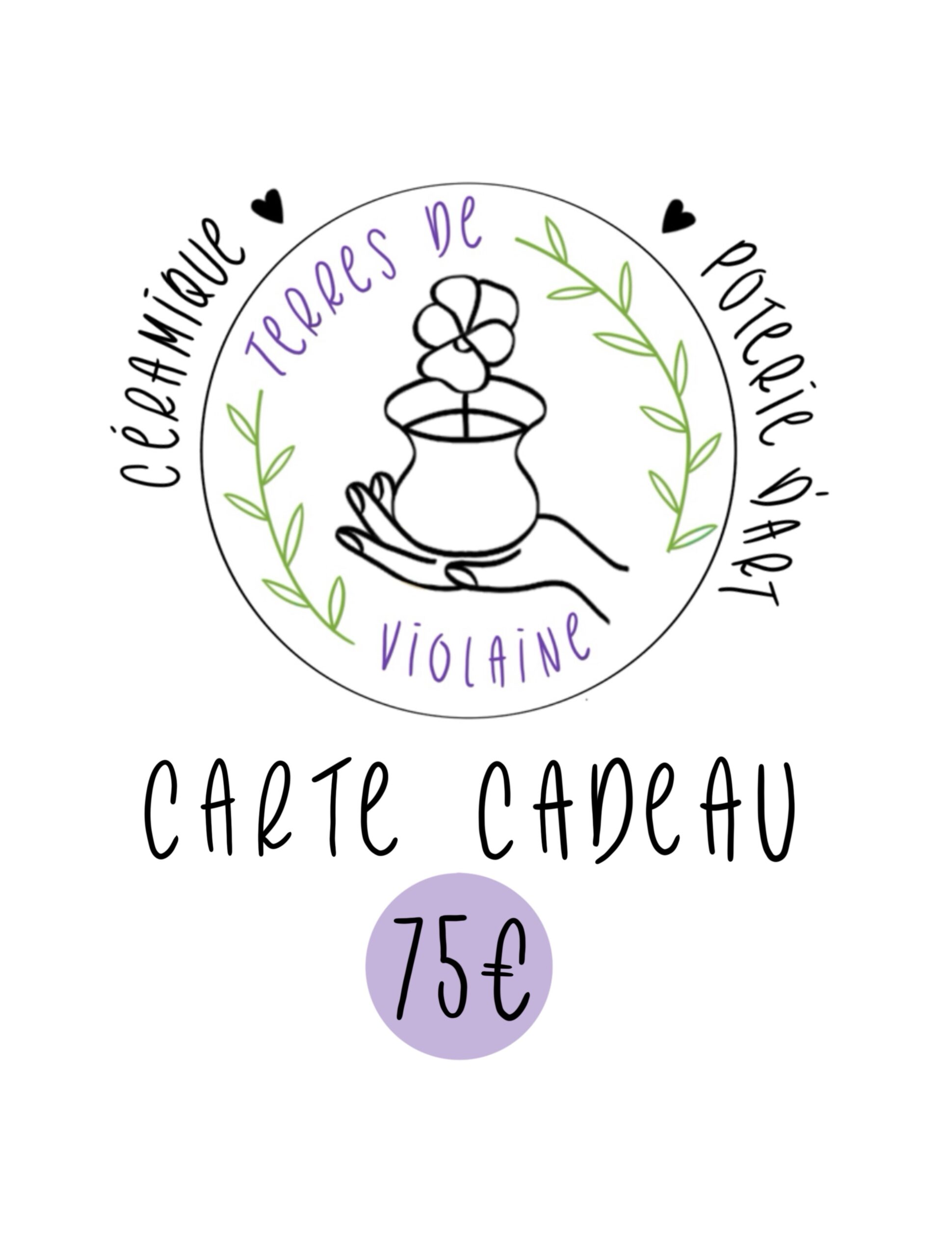 Carte cadeau 75€