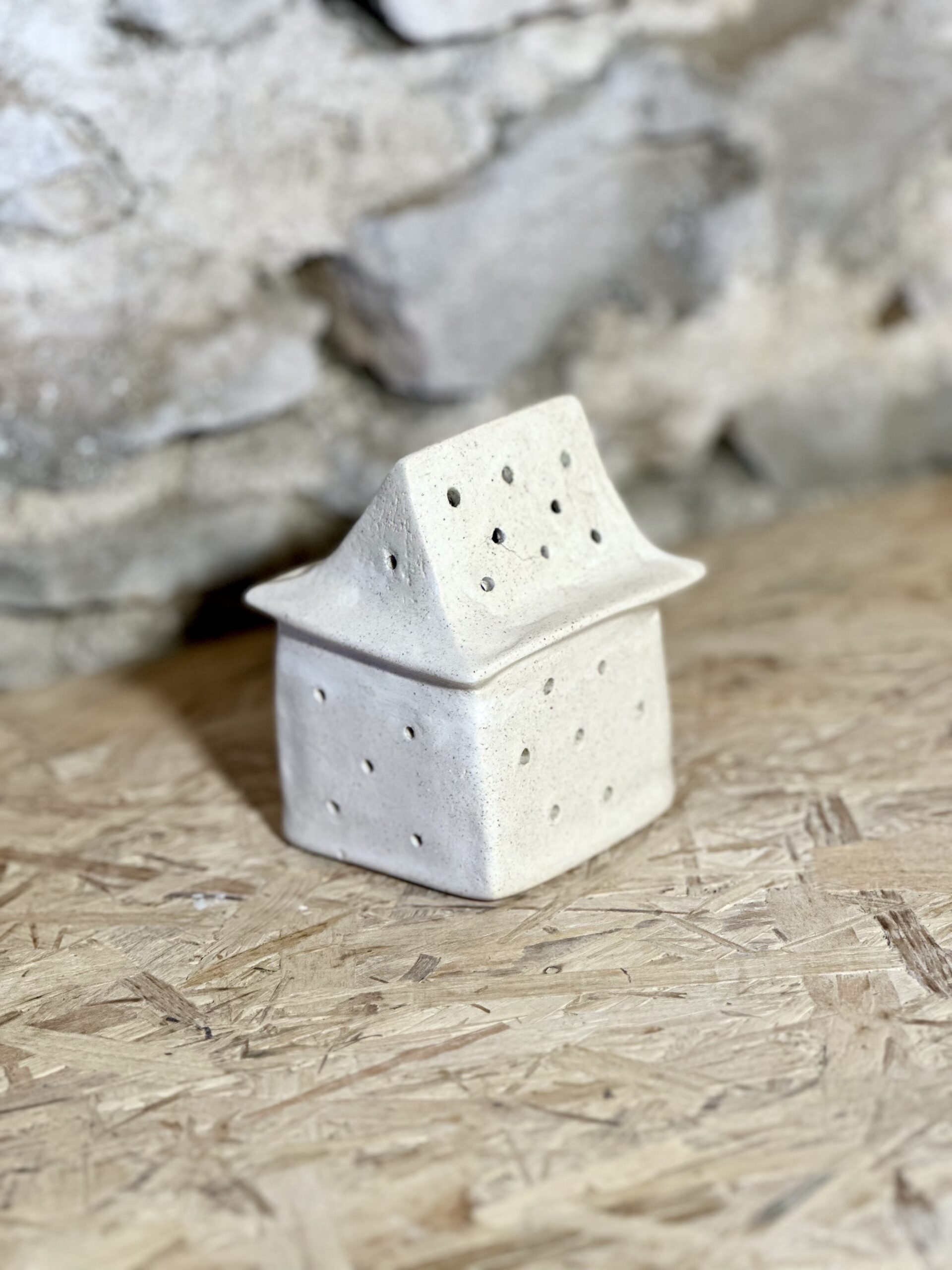 Photophore Maison Blanche