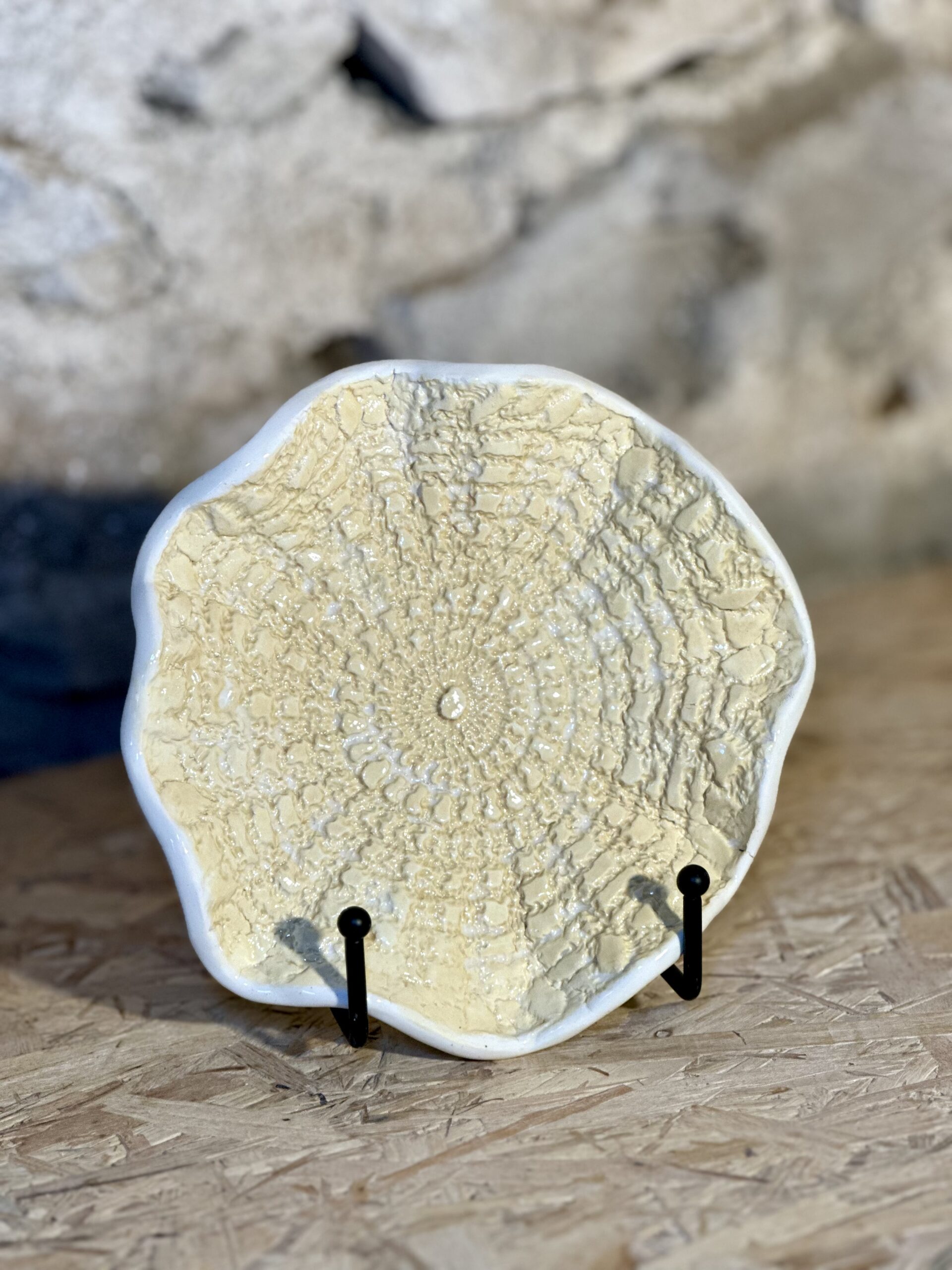 Coupelle effet napperon