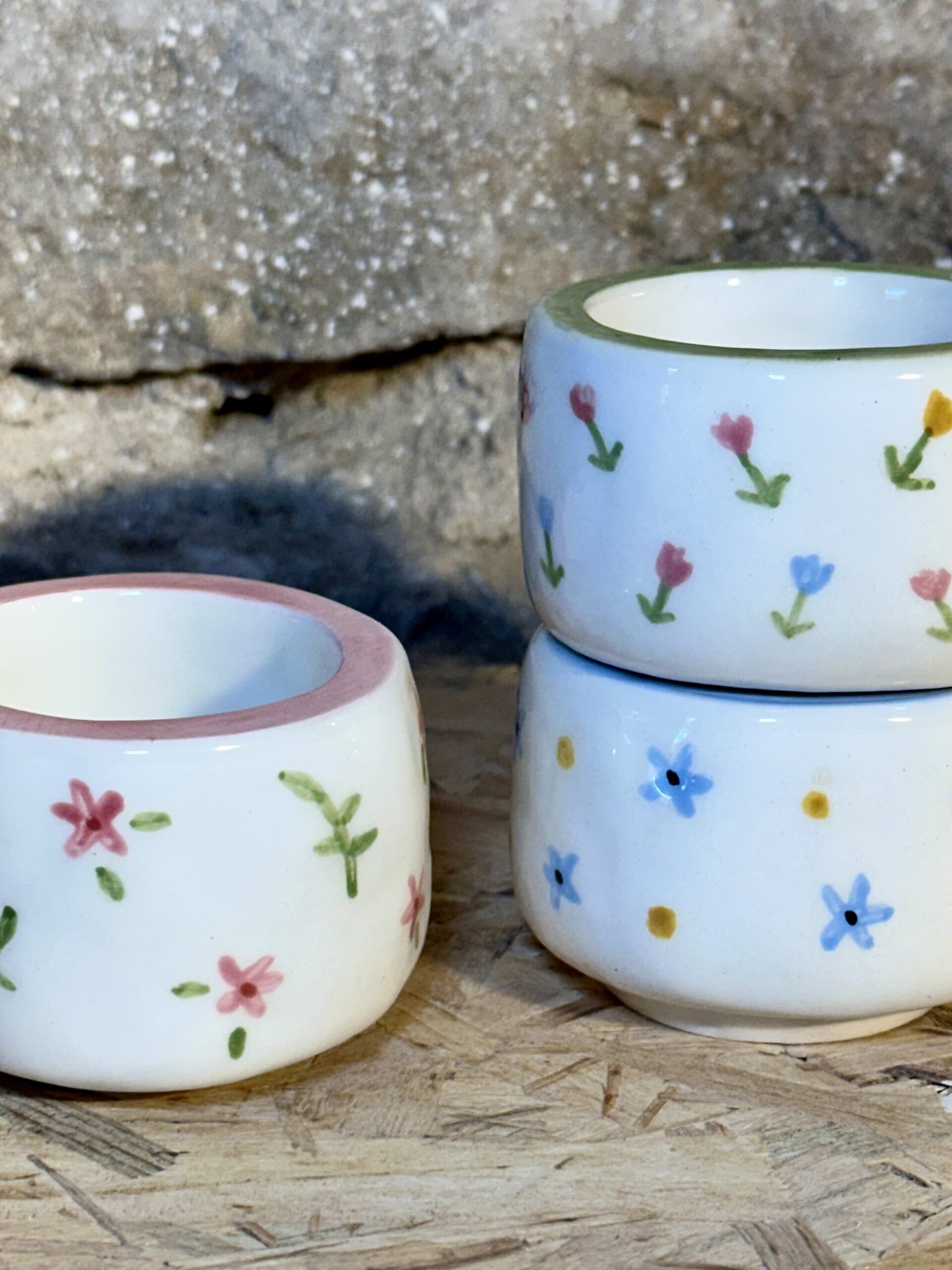 Trio de tasses florales – Image 3