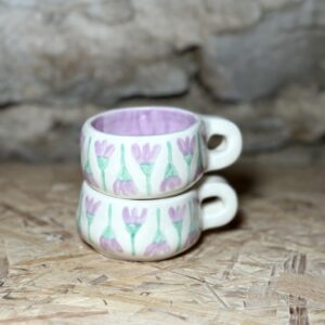 Duo de tasses lavande
