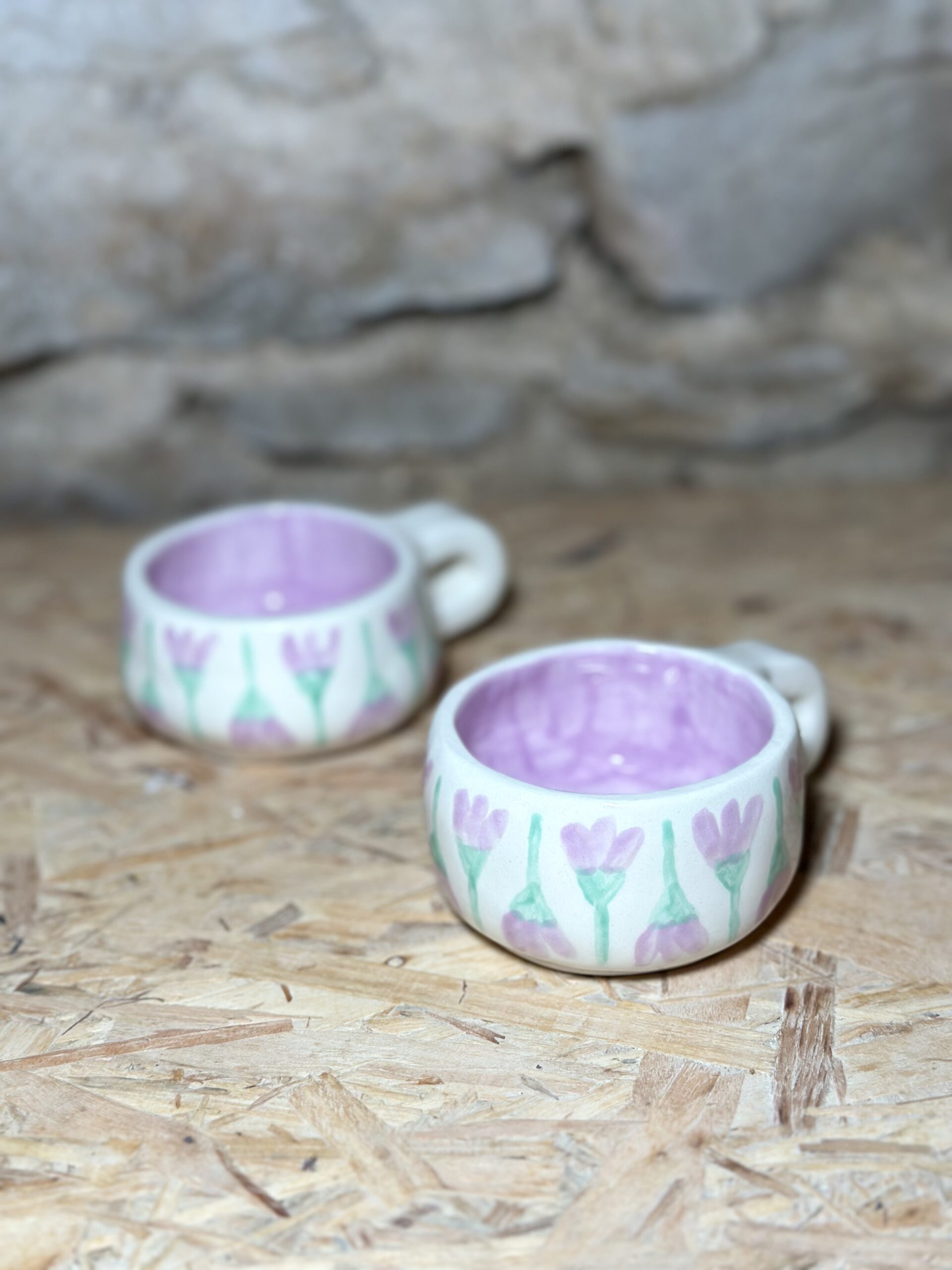 Duo de tasses lavande – Image 2