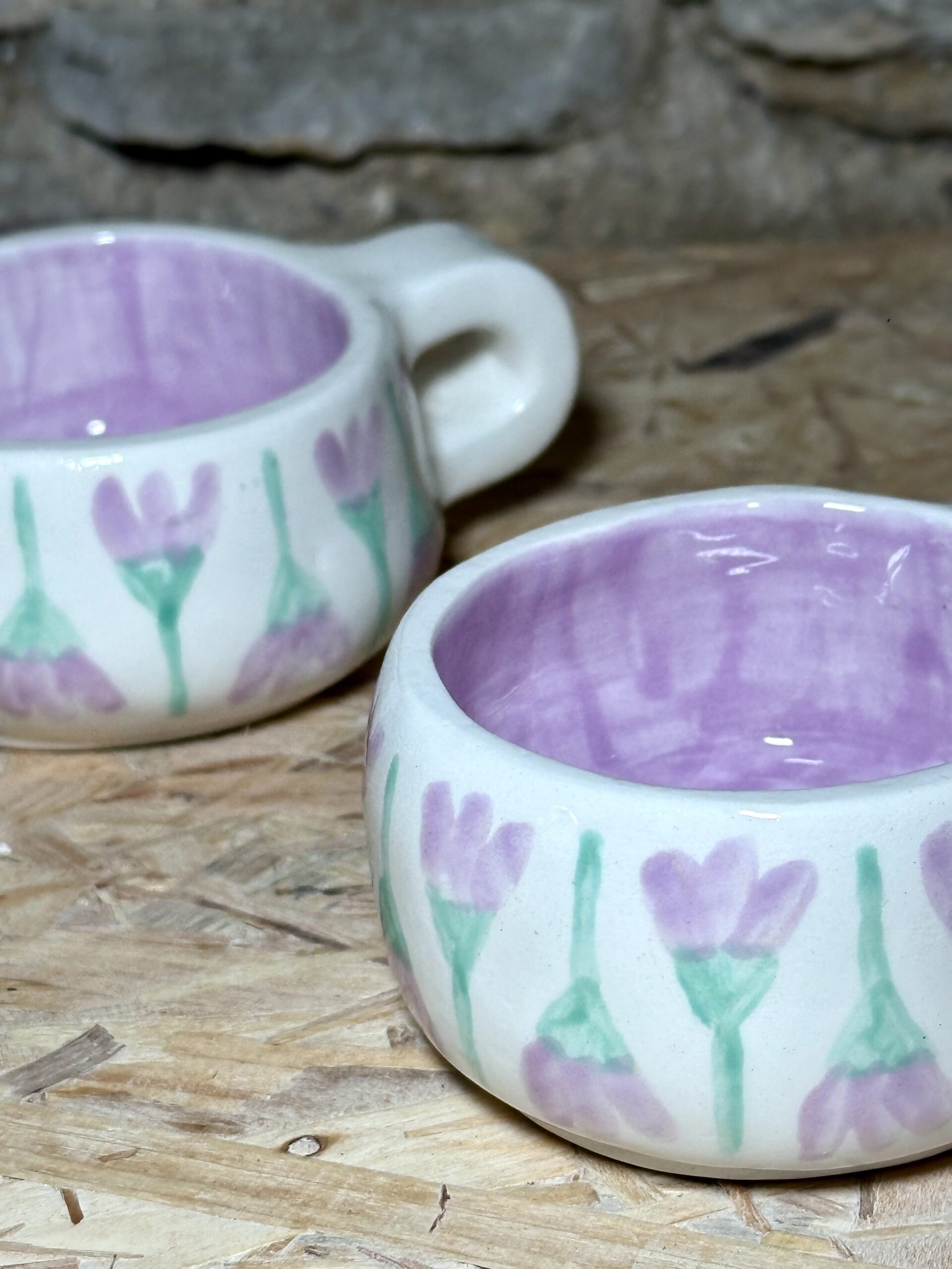 Duo de tasses lavande – Image 3