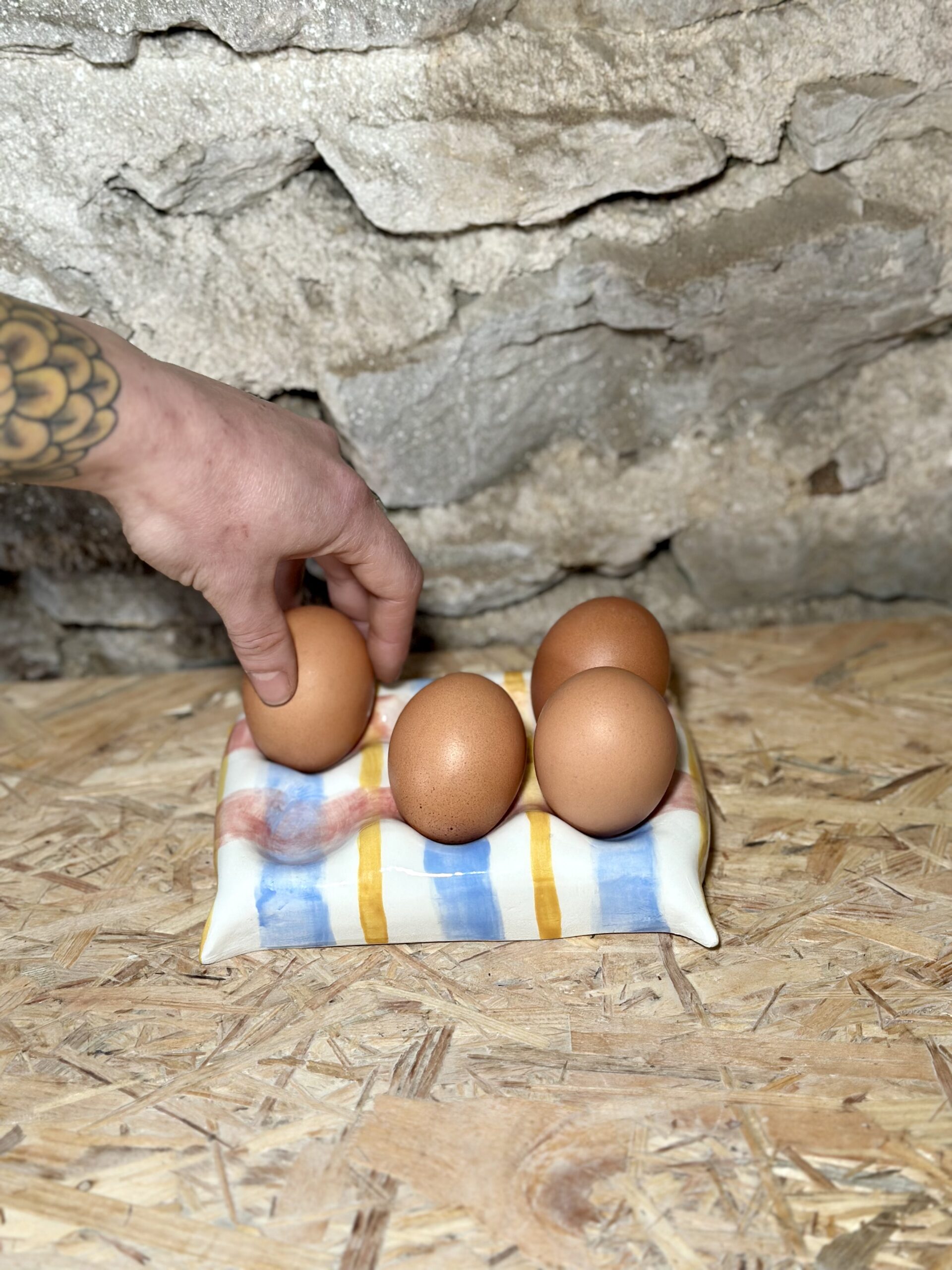 Support à carreaux pour 6 œufs – Image 3