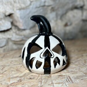 Photophore citrouille punk