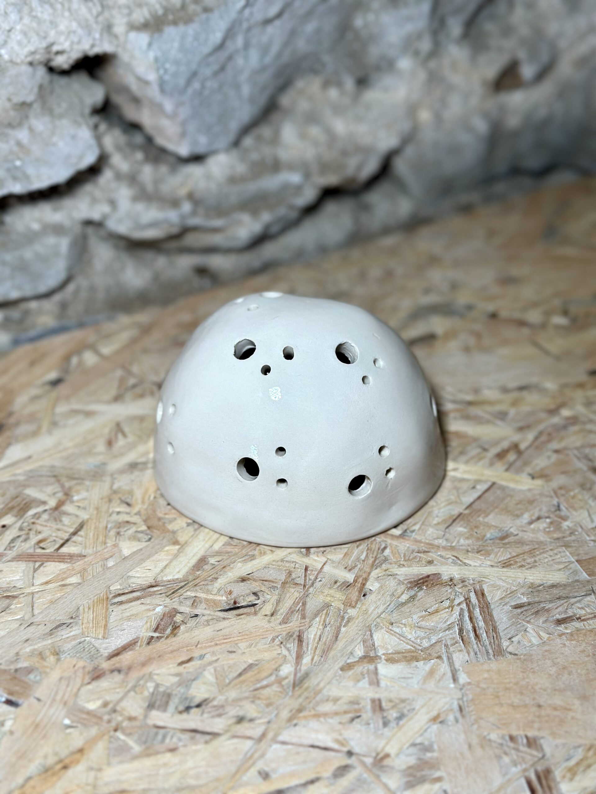 Photophore lueur d’étoiles crème