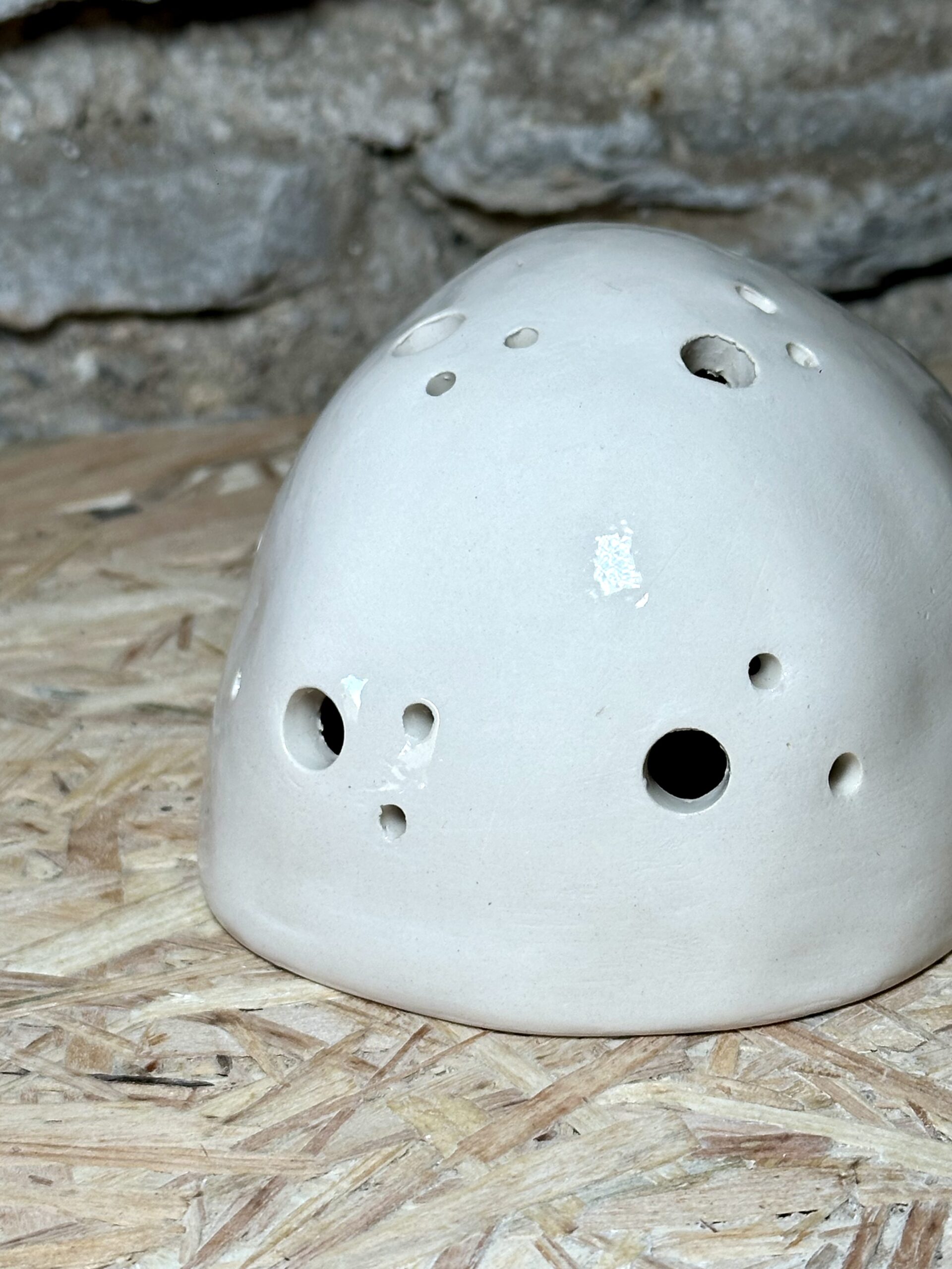 Photophore lueur d’étoiles crème – Image 2