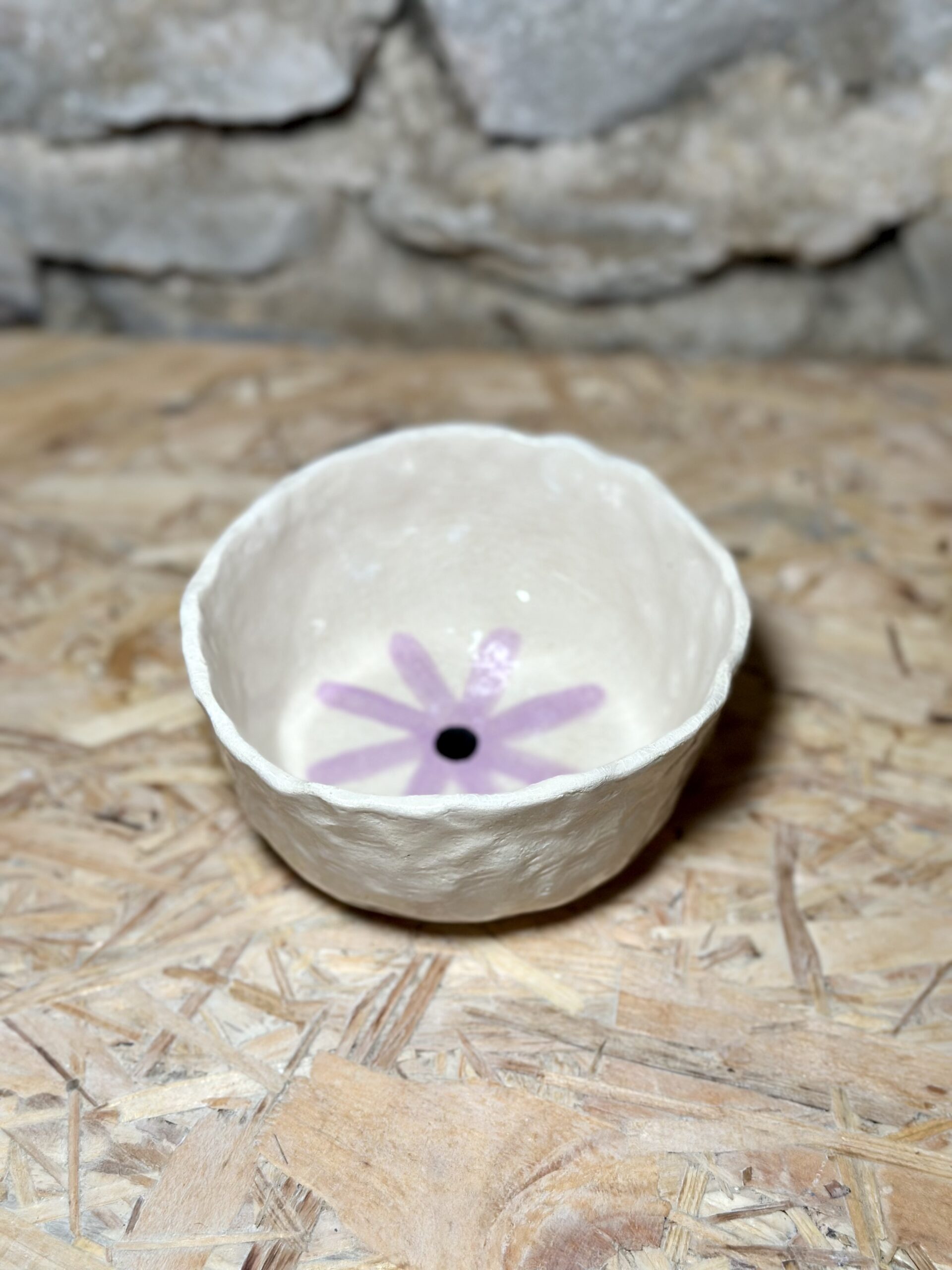 Bol fleur violette – Image 2