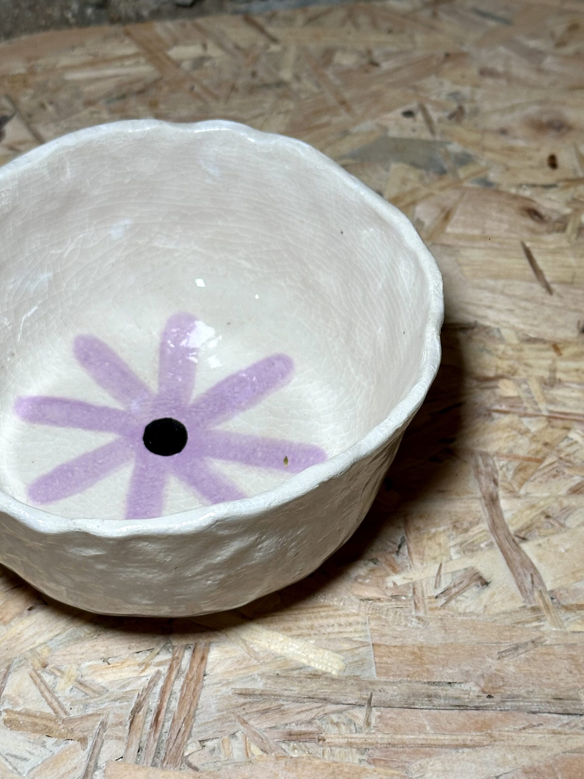 Bol fleur violette – Image 3