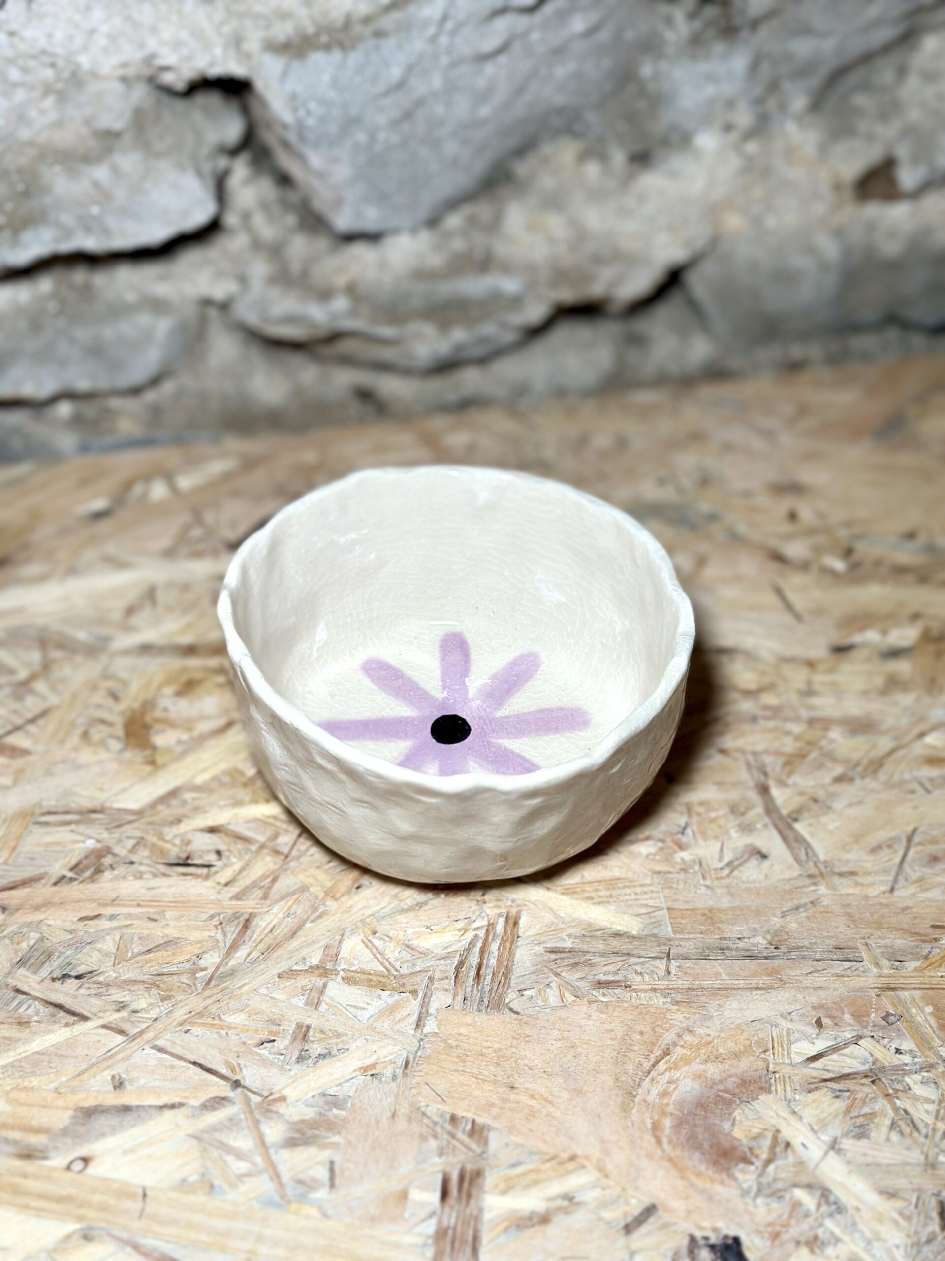 Bol fleur violette – Image 5