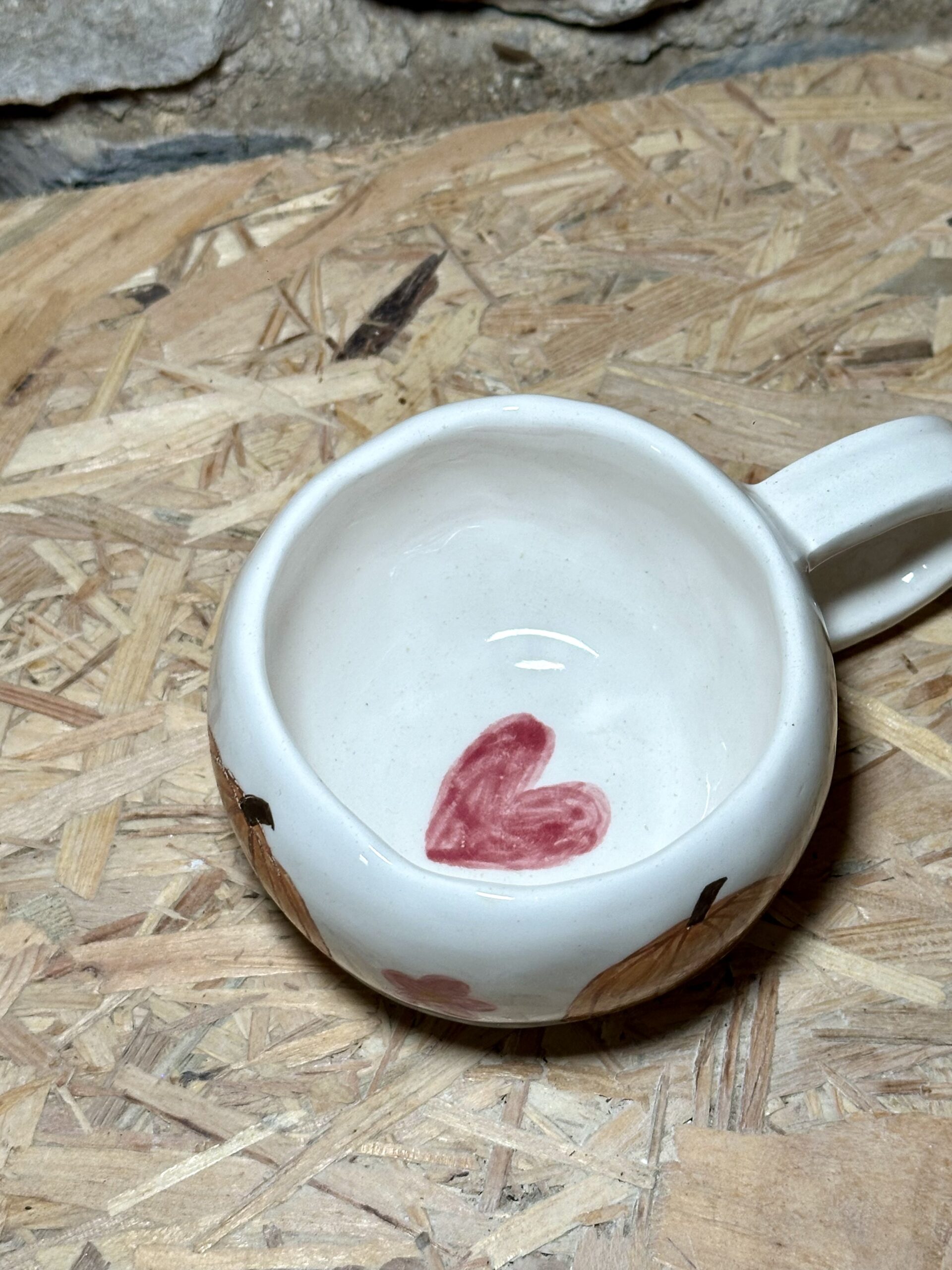 Tasse motif fleurs et citrouilles – Image 2