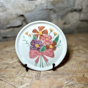 Coupelle bouquet de fleurs